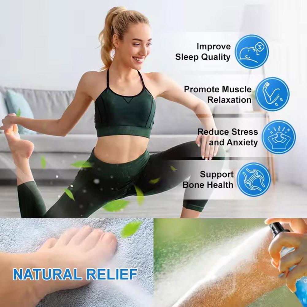 1/2PCS Magnesium Oil Spray for - Bath Salts Magnesium recension och pris