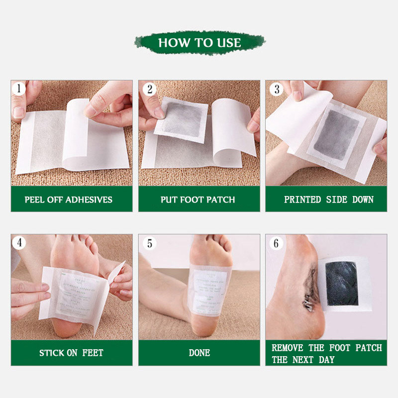 10pc Detox Foot Patch Anti-Swe - Detox Foot Patch recension och pris