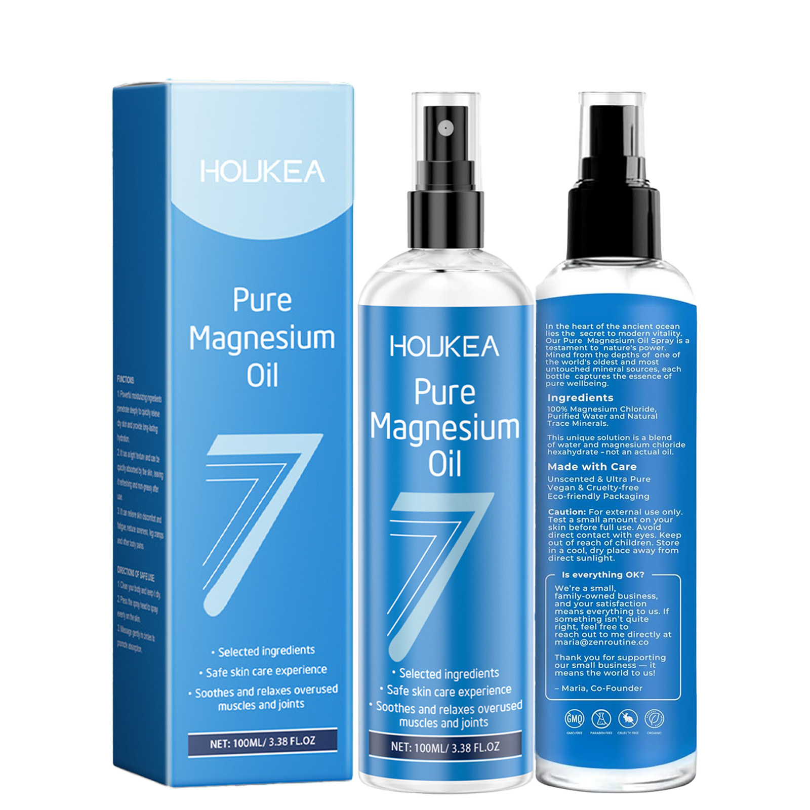 Pure Magnesium Oil Spray Grade - Bath Salts Magnesium recension och pris