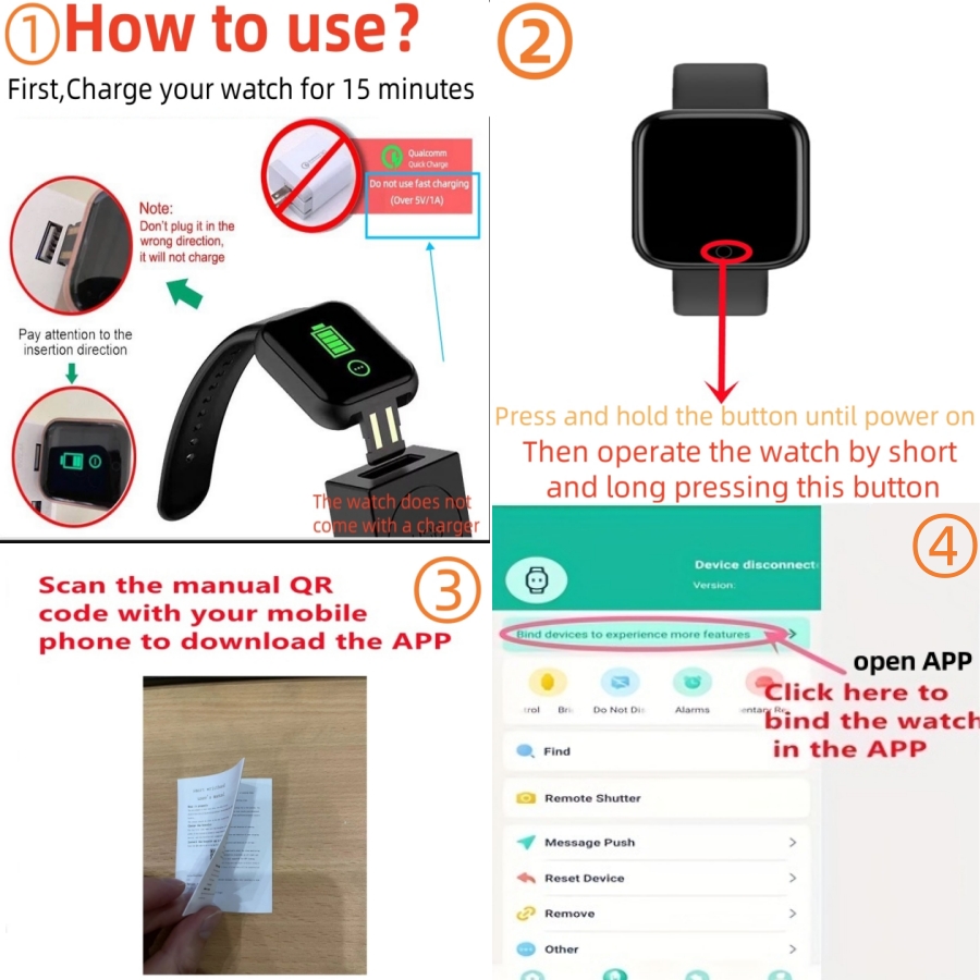 Sport Smartwatch Fitness Brace - Health Wellness Bracelet recension och pris