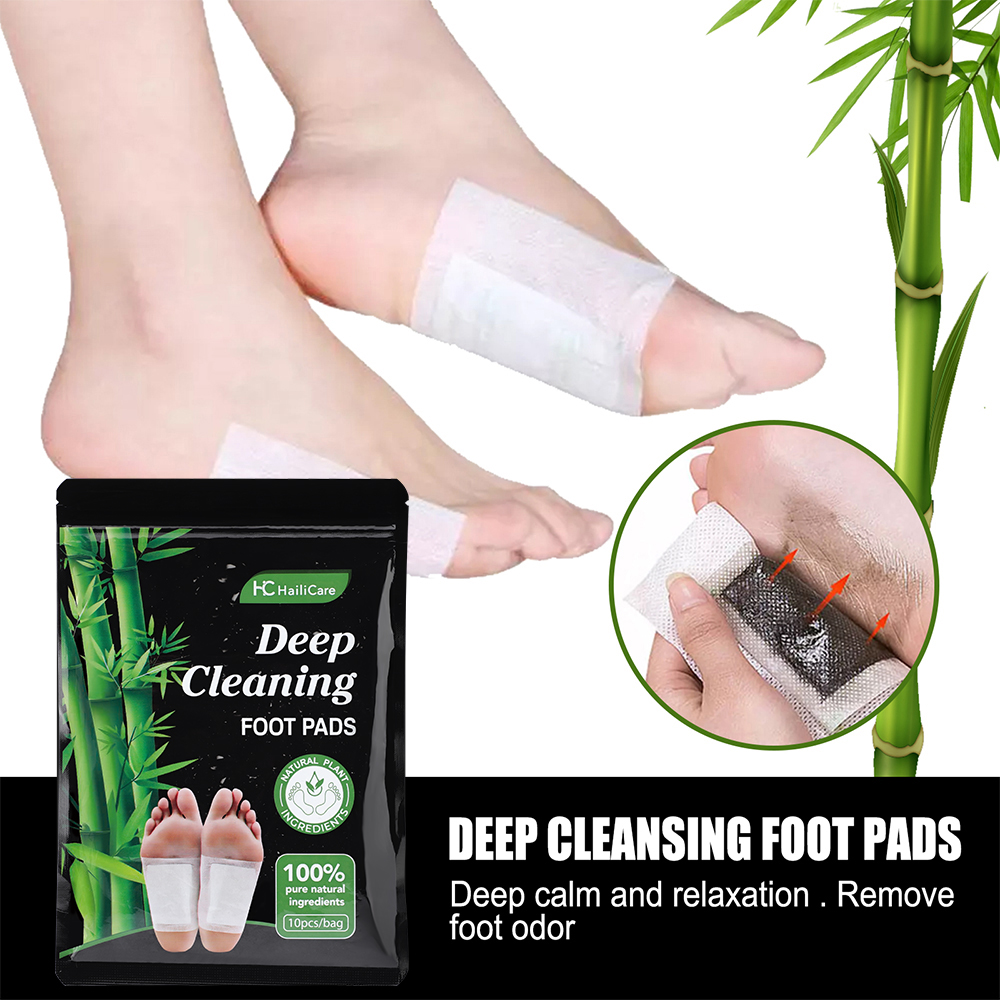 10pcs Mugwort Bamboo Charcoal  - Detox Foot Patch recension och pris