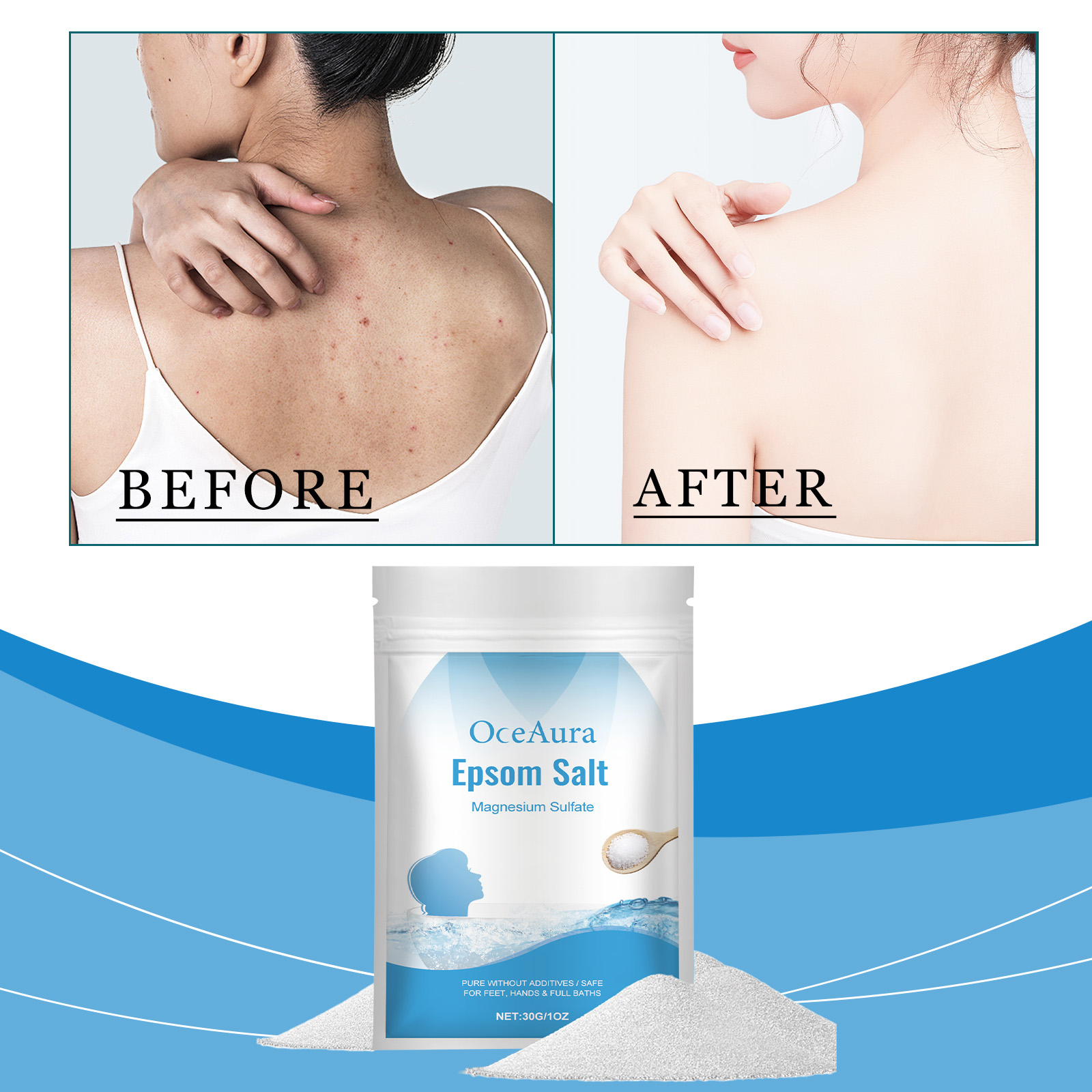 Epsom Salt Magnesium Sulfate M - Bath Salts Magnesium recension och pris